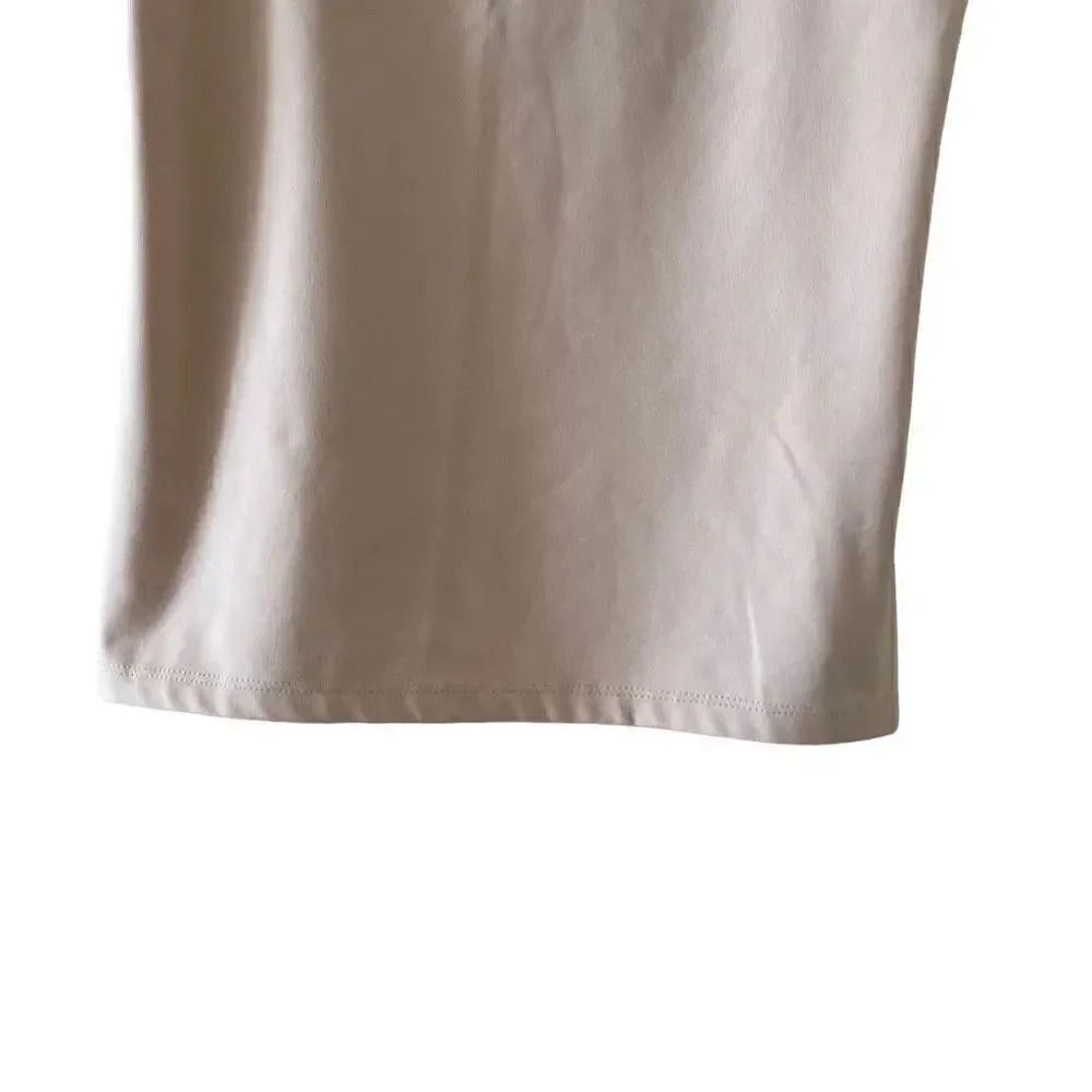 Ann Taylor Tan Solid Basic Undershirt Lightweight… - image 6